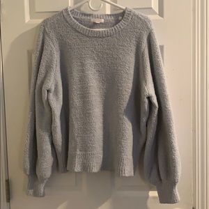 LC Lauren Conrad powder blue fluffy sweater XL